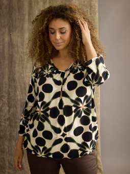 ZH-OCTA - Plus Size Blus från Zhenzi