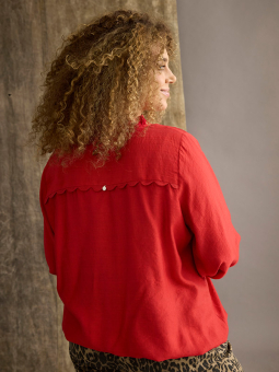 ZH-ORRA - Plus Size Blus från Zhenzi