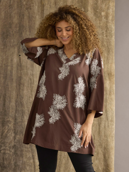 ZH-PERL - Plus Size Tunika från Zhenzi