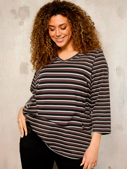 ZH-ALBERTA - Plus Size T-shirt från Zhenzi