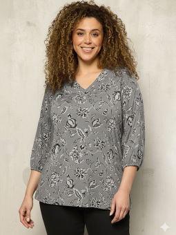 ZH-SYLVA - Plus Size Blus från Zhenzi