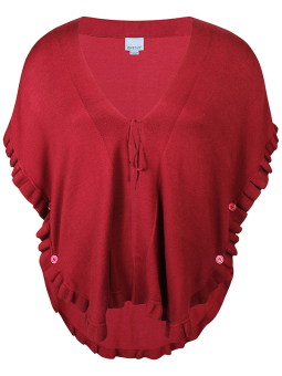 ZH-KOGLE - Plus Size Poncho från Zhenzi