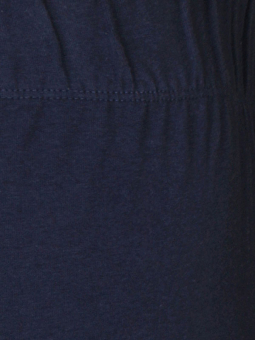 Zhenzi KANT - Mörkblå 3/4 leggings i bomullsjersey