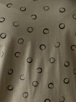 Zhenzi ALBERTA - Armégrön T-shirt med ryck