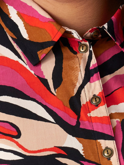 Zhenzi OPHELIA - Skjorta med tryck i rosa och orange