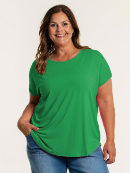 Gozzip GITTE - Grön T-shirt i viskosjersey