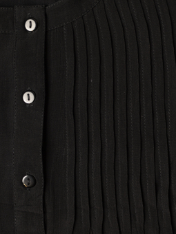 Gozzip JOHANNE - Viskosskjorttunika i svart med fickor
