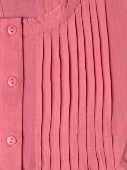 Gozzip JOHANNE - Viskostunika i rosa med fickor