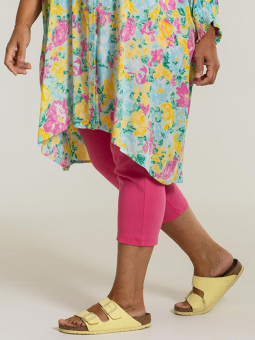 Gozzip CLARA - Rosa 7/8 leggings i viskosstretch
