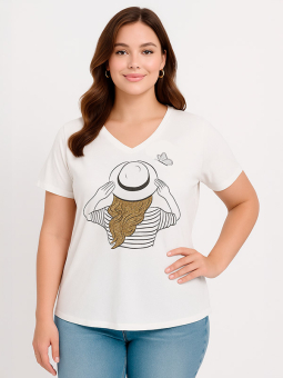 ADCHIA - Plus Size T-shirt från Adia