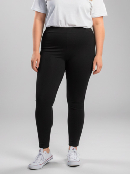 Fiona Svarta leggings i bomull