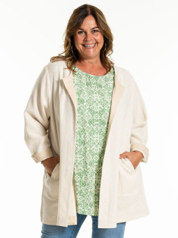 JOSEFIN - Plus Size Kofta från Gozzip