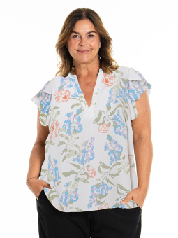 KARUNA - Plus Size Blus från Gozzip