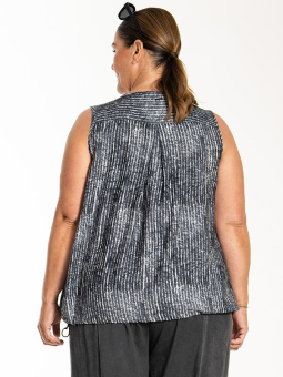 LORENA - Plus Size Top från Gozzip Black