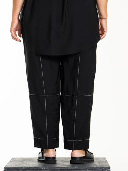 LOLLY - Plus Size Byxor från Gozzip Black