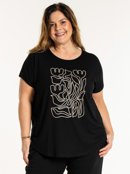 GITTE - Plus Size T-shirt från Gozzip