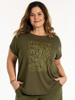 GITTE - Plus Size T-shirt från Gozzip