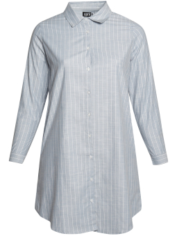 Aprico Norwalk - Ljusblå skjorta med vita ränder