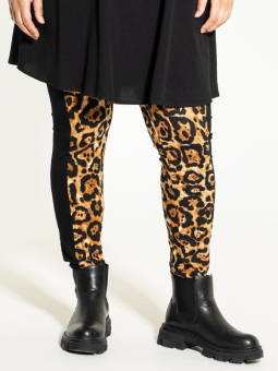 Studio IRENE - Stretchleggings med leopardtryck