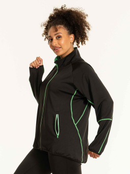 FITNESS - Plus Size Träningsjacka från Studio