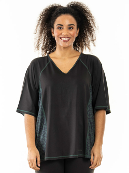 FITNESS - Plus Size Träningsblus från Studio