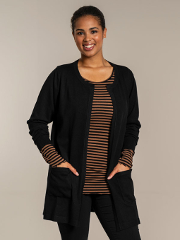 HELSINKI  - Plus Size Kofta från Sandgaard