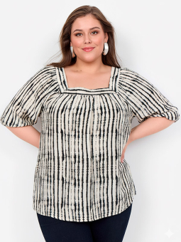 WA-VARINKA - Plus Size Blus från Wasabi Concept
