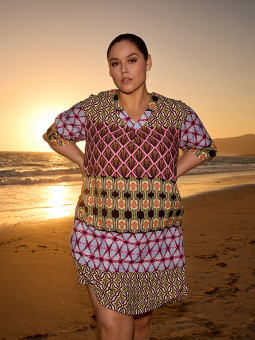 WA-MELIKA - Plus Size Tunika från Wasabi Concept