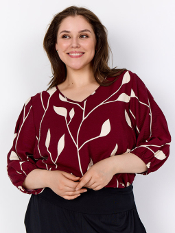 WA-NELLY - Plus Size Blus från Wasabi Concept