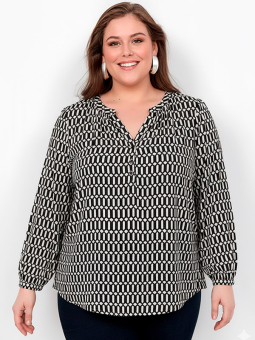 WA-NORA - Plus Size Blus från Wasabi Concept