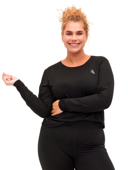 Plus Size Träningsblus från Zizzi