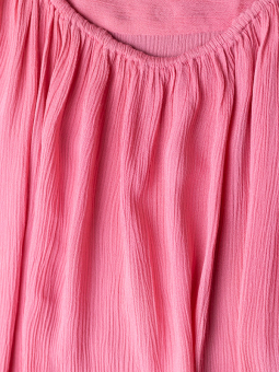 Adia BETTINE - Rosa topp i crepe viskos