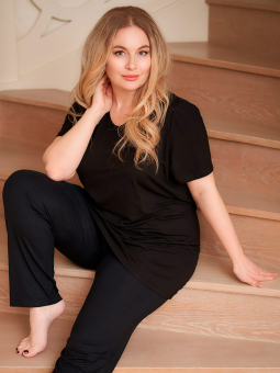 Plus Size Natt blus från Plaisir
