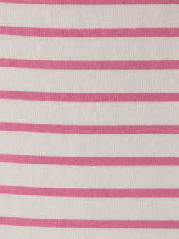 Gozzip GITTE - Vit t-shirt med rosa ränder