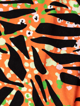 Gozzip GITTE - Orange t-shirt med tryck