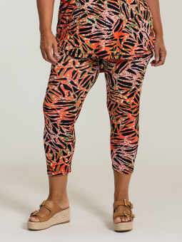 Gozzip MERETE - Svarta leggings med tryck