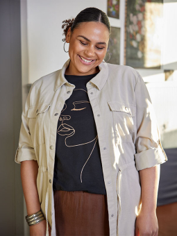 CARAIME - Plus Size Skjorta från Only Carmakoma