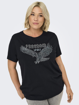 CARCRUZ - Plus Size T-shirt från Only Carmakoma