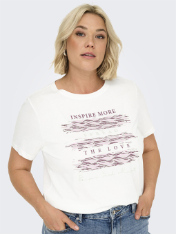 CARCRUZ - Plus Size T-shirt från Only Carmakoma