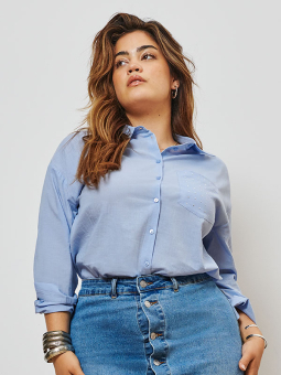 CARNEW - Plus Size Skjorta från Only Carmakoma