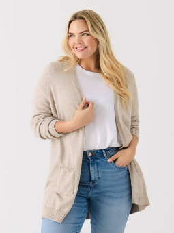 CARESLY - Plus Size Kofta från Only Carmakoma