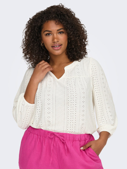 CARSANDRA - Plus Size Blus från Only Carmakoma