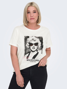 CARNEWMARILYN - Plus Size T-shirt från Only Carmakoma