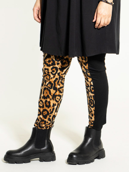 Studio IRENE - Stretchleggings med leopardtryck