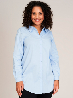 Sandgaard Lysblå skjorta med stretch