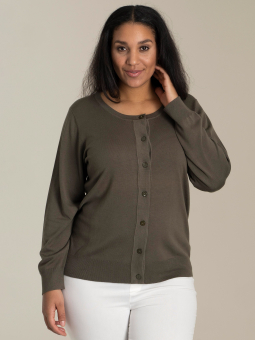 Plus Size Kofta från Sandgaard
