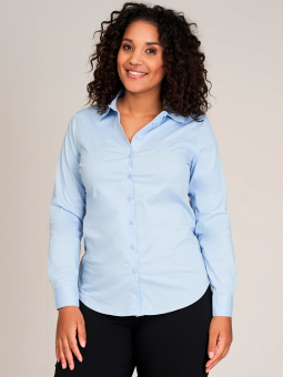 Sandgaard Ljusblå skjorta med stretch