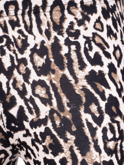 Sandgaard Leopardmönstrad leggings i bruna nyanser