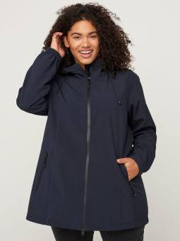 Zizzi Softshell Jacka Med Huva 