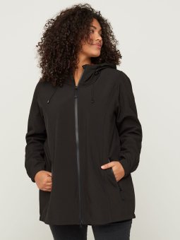 Zizzi Softshell Jacka Med Huva 